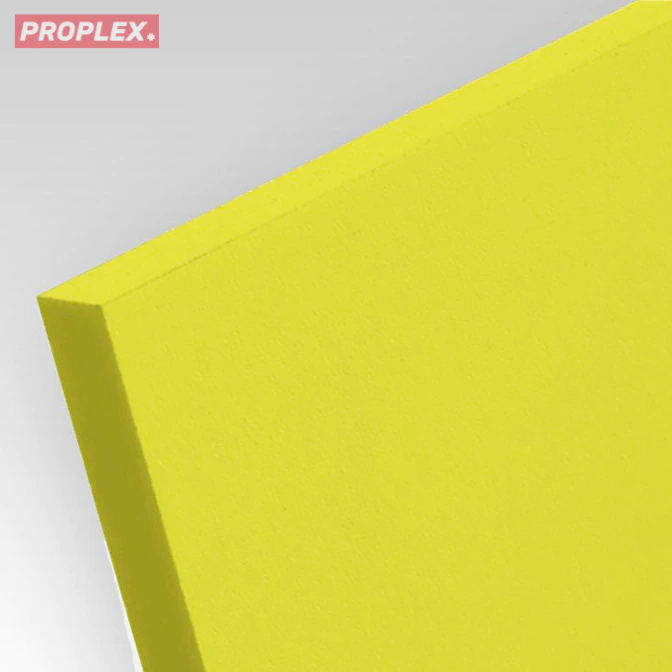 Płyta PCW spienione standard kolor jasny żółty 3 mm