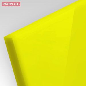 Płyta akrylowa ekstrudowana kolor jasno żółty 3 mm
