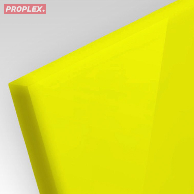 Płyta akrylowa ekstrudowana kolor jasno żółty 3 mm