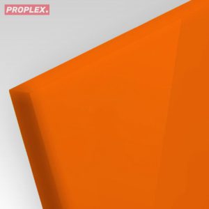 Płyta akrylowa ekstrudowana kolor pomarańczowy 3 mm