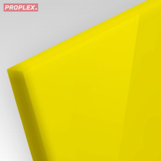 Płyta akrylowa ekstrudowana kolor żółty 3 mm