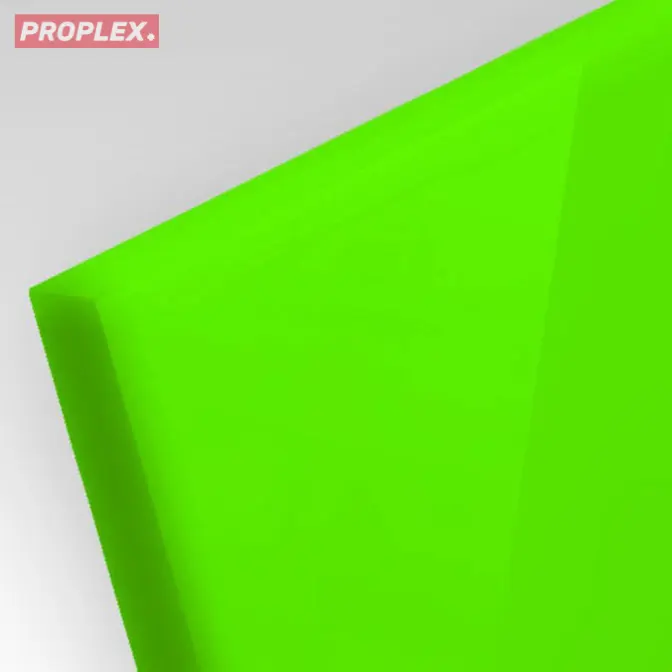 Płyta akrylowa wylewana do podświetleń krawędziowych zielona 5 mm