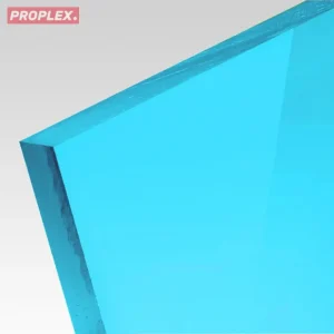 Płyta akrylowa wylewana kolor fluo niebieski 3 mm
