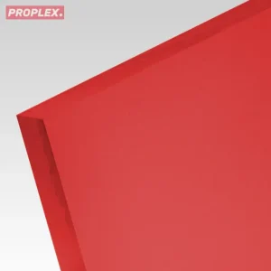 Płyta akrylowa wylewana transculentna kolor czerwony 3 mm
