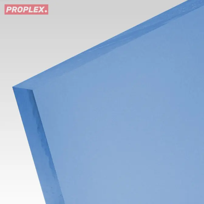 Płyta akrylowa wylewana transculentna kolor niebieski 3 mm