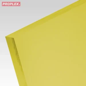 Płyta akrylowa wylewana transculentna kolor zółty 3 mm