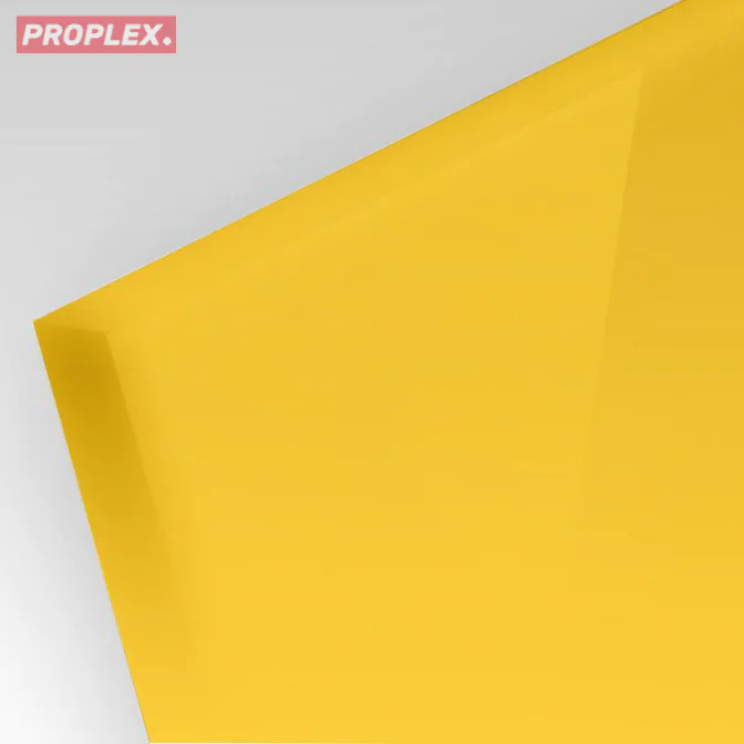 Płyta HIPS polistyren wysokoudarowy kolor żółty 2 mm
