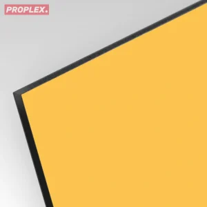 Płyta kompozyt reklamowy dwustronny kolor żółty 3 mm