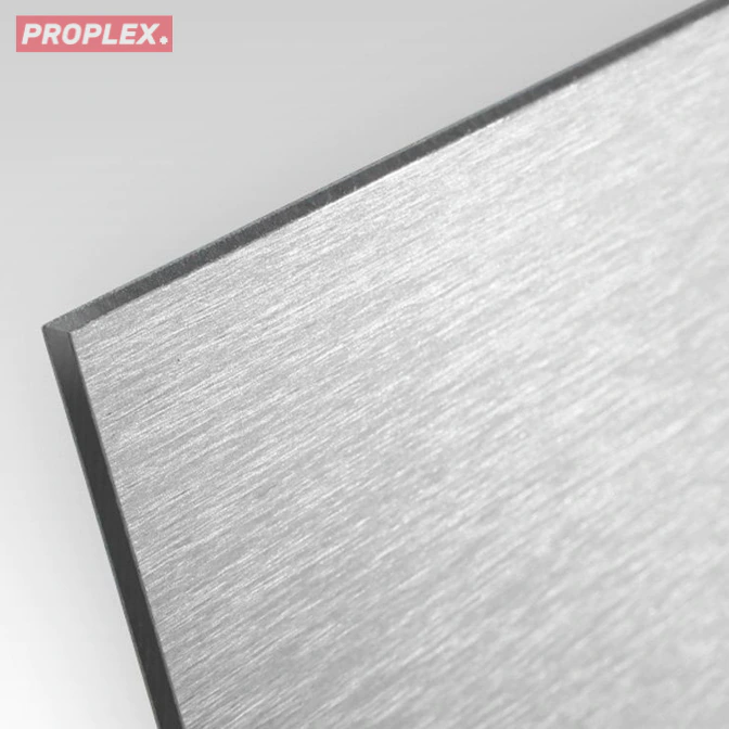 Płyta kompozyt reklamowy jednostronny szczotkowany srebrny 2 mm