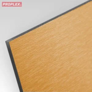 Płyta kompozyt reklamowy jednostronny szczotkowany złoty 3 mm