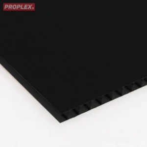 Płyta polipropylenowa PP kanalikowy czarny 3 mm