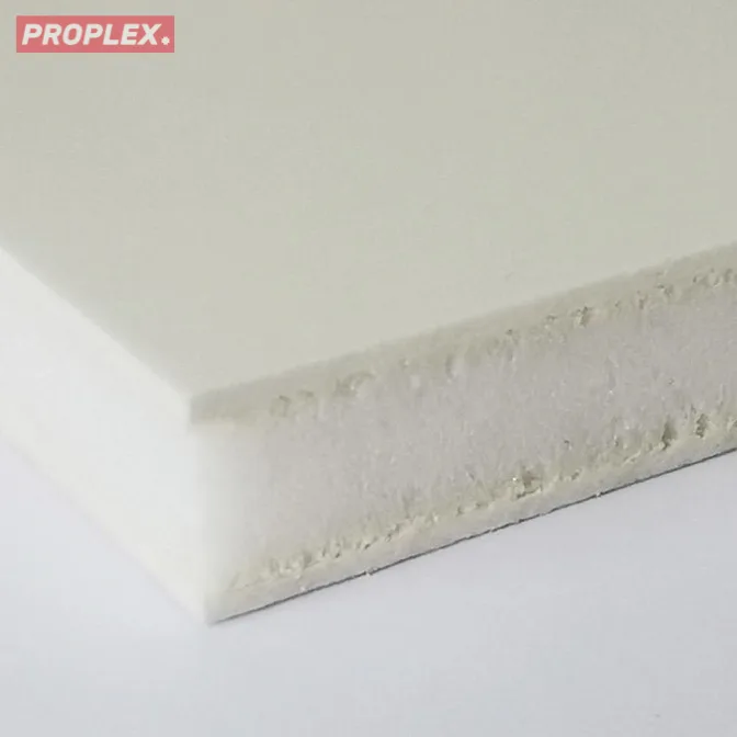 Płyta warstwowa z okładziną z PCW spienionego biała 5 mm