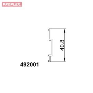 Listwa zaciskowa 492001 do paneli PC 40 mm